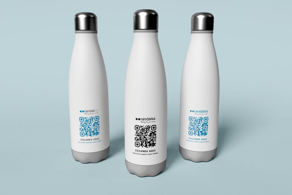 Randalsa QR code water bottle