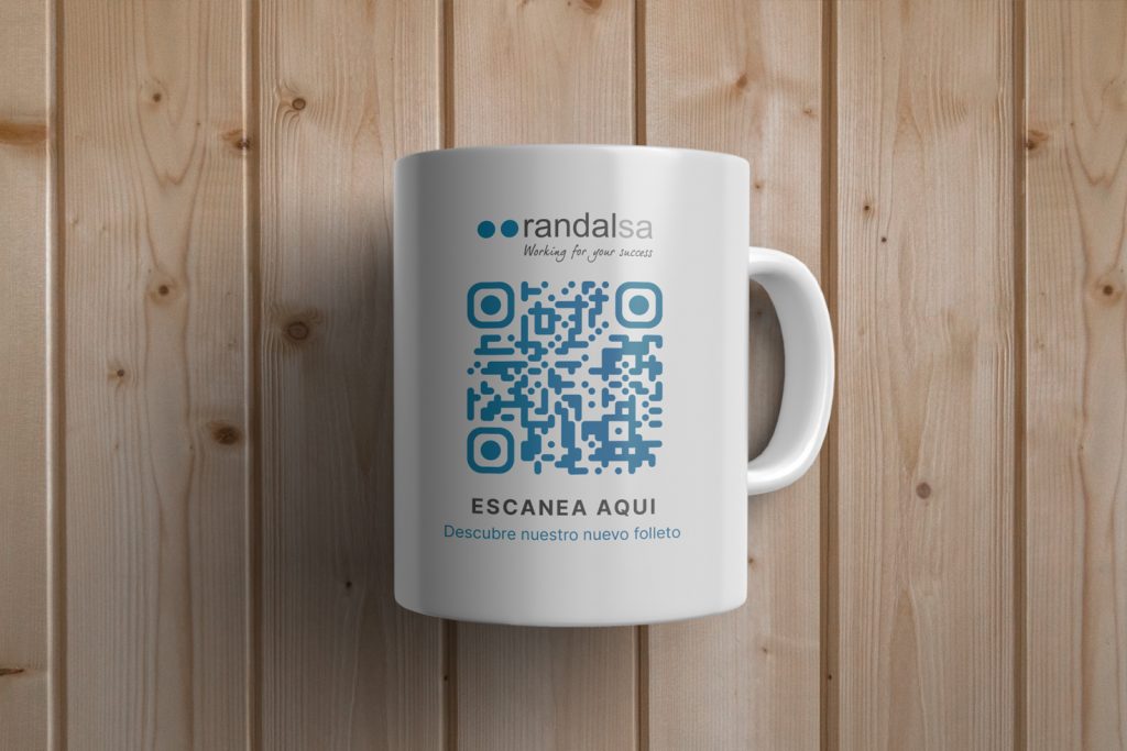 Randalsa QR code coffee mug